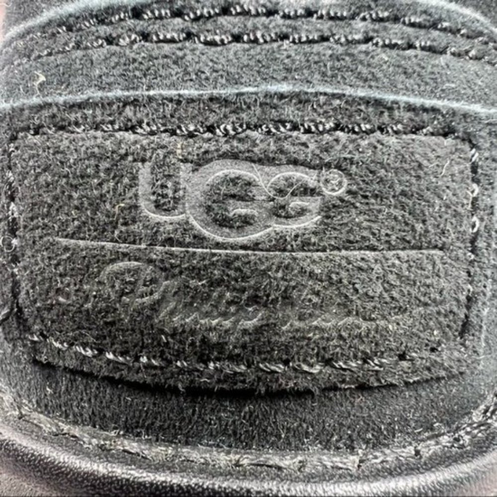 UGG Classic Short Zip Phillip Lim Black Suede Sheepskin Boots Women's Size 9.5 - Picture 3 of 8